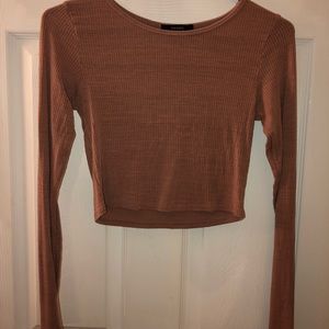 Soft Long Sleeves Crop Top